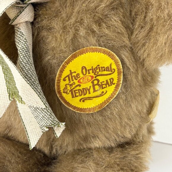 VTG 1978 Ideal Toy Corp Original Teddy Bear Brown Plush 16” Stuffed Animal - Picture 2 of 5
